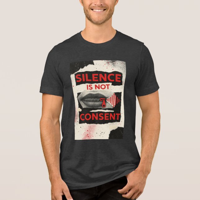 Silence Is Not Consent Awareness Shirt (Frente)