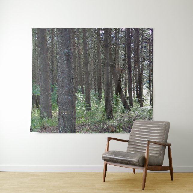 Silêncio da tapeçaria da parede da floresta (In Situ (Horizontal))