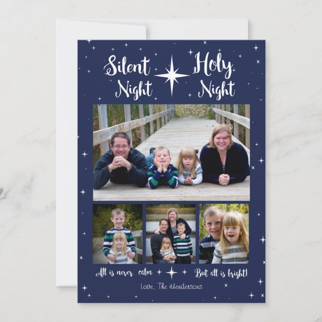 Silencioso à noite... Tudo nunca é calmo, mas tudo (Frente)