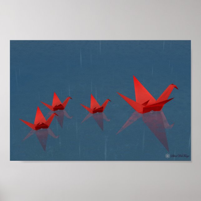 Silencioso Impressão do Dia de Chuva (Frente)