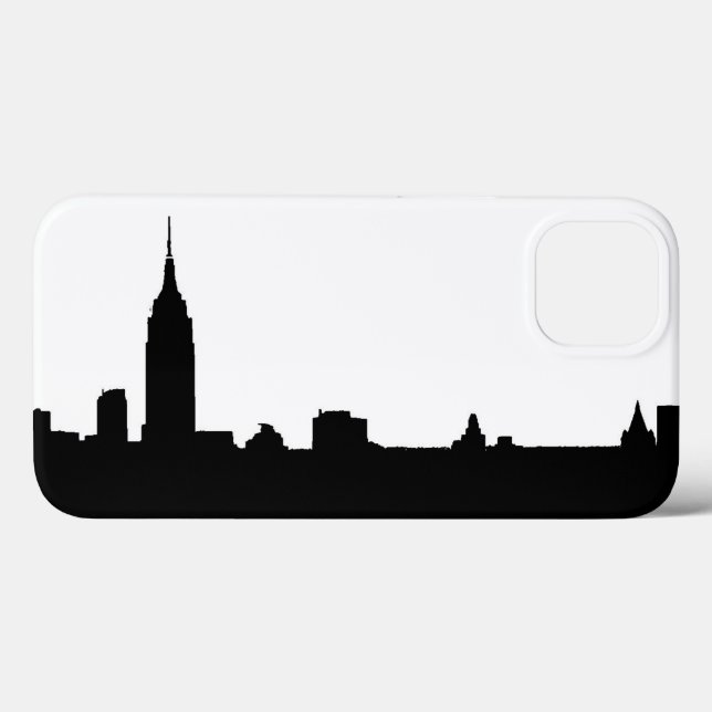 Silhouette Black White New York (Verso (horizontal))