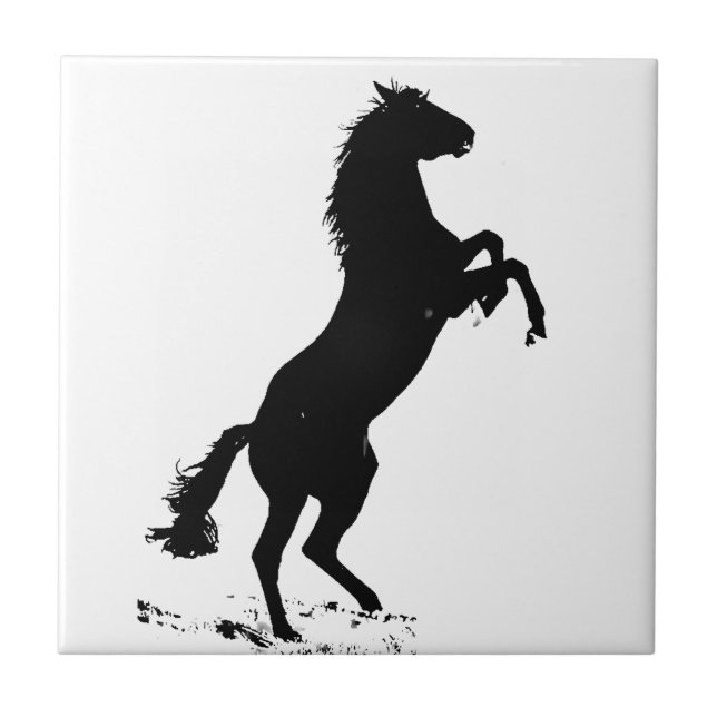 Silhouette de Cavalo de Criação (Frente)
