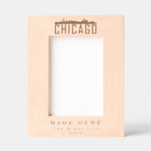 Silhouette de Chicago Personalizada Moderna
