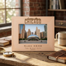 Silhouette de linha do horizonte de Chicago person