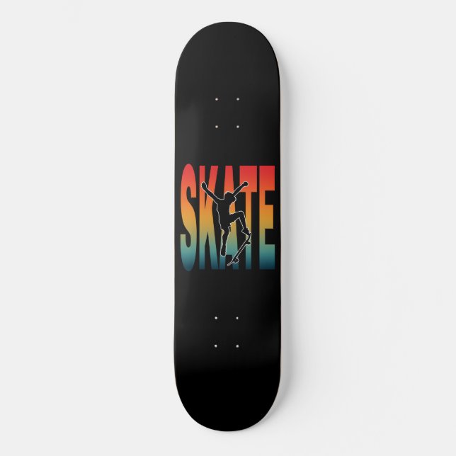 Silhouette de Skateboard de skate (Frente)