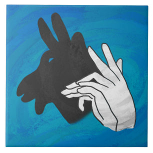 Silhouette Mão Billy Goat Blue