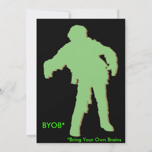 Silhouette Verde Zombie