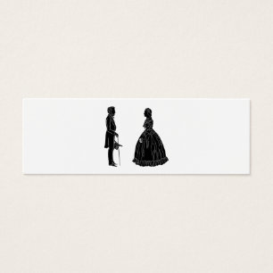 silhueta de abraham lincoln mary todd lincoln