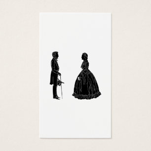 silhueta de abraham lincoln mary todd lincoln