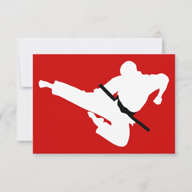 silhueta de artes marciais (Frente)