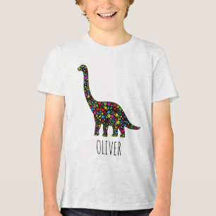 Silhueta de Dinossauro Paz e Amor