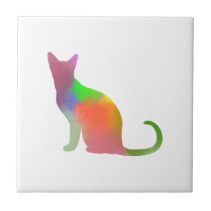 Silhueta de Gato de Água