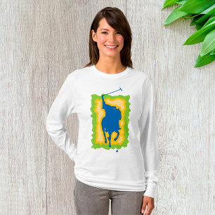Silhueta de Jogador de Polo Esportes Equestres Mod