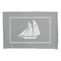 Silhueta de veleiro branco marinho Elegante