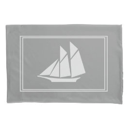Silhueta de veleiro branco marinho Elegante