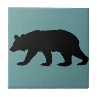 Silhueta do urso preto