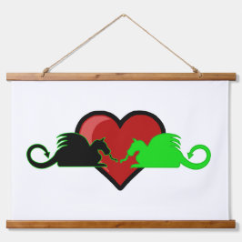 Silhueta Dragão Amor