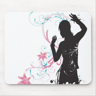 Silhueta fêmea Mousepad