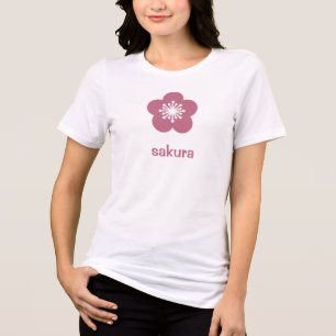 Silhueta Flor de Cerejeira Rosa Sakura