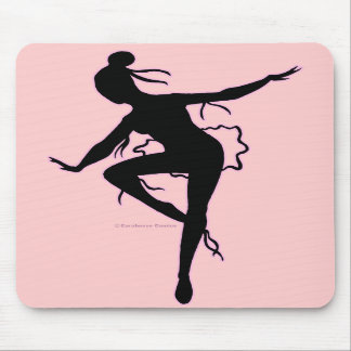 Silhueta Mousepad da bailarina de Prima