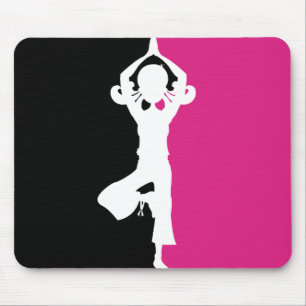 Silhueta Mousepad da ioga