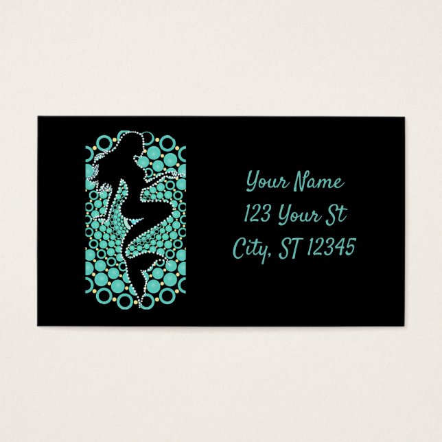 Silhueta Sereia em Bolhas Thunder_Cove (Frente)