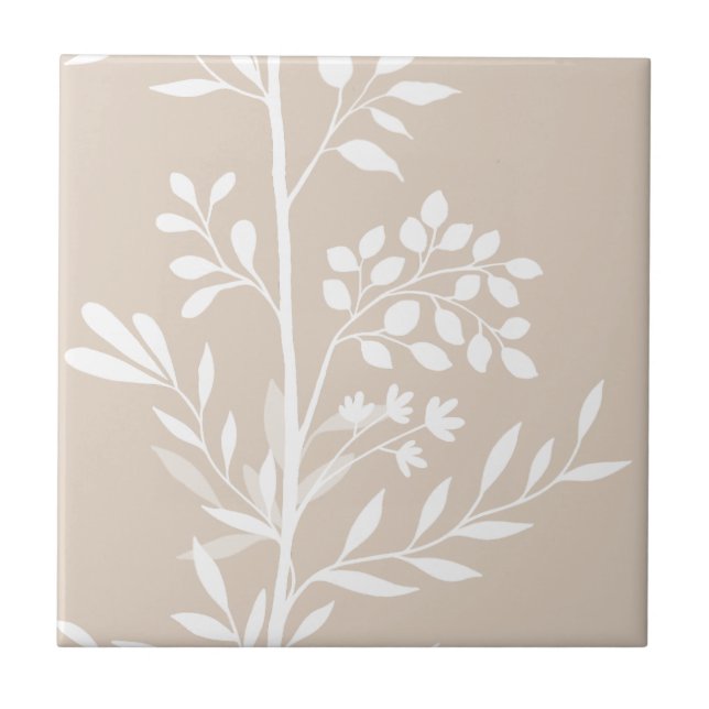 Silhueta Vertical Graceful Garden L1 Flora Branca (Frente)