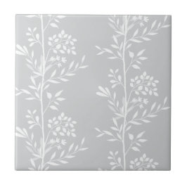 Silhueta Vertical Graceful M1 Flora Branca