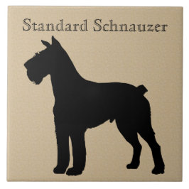 Silhuette Standard Schnauzer