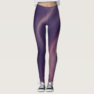 Silken Pulse – Design de Leggings Elegância Abstra