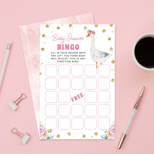 Silly Goose Baby Shower Bingo Game (Criador carregado)