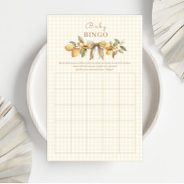 Silly Goose Lemon Baby Shower Bingo Game