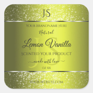 Silver Amarelo com Etiquetas de Produto para Inici