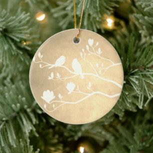 Silver Candelabra (ouro) - Ornamento cerâmico