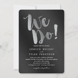 Silver Convites de Casamento Promessa Brilhante