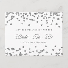 Silver Faux Glitter Confetti - Conselho Bridal