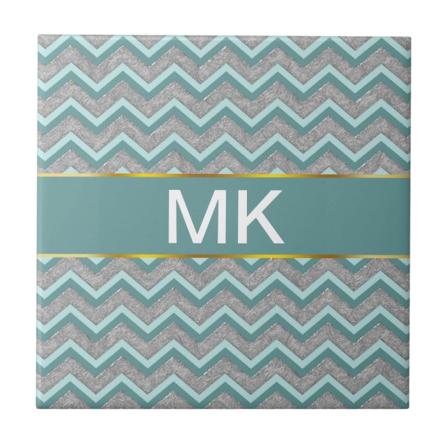 Silver Foil e Teal ZigZag (Frente)