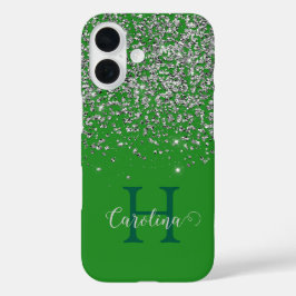 Silver Glitter, Floresta Verde, Personalizado.