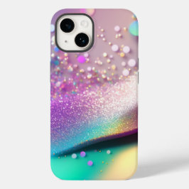 Silver Glitter Holographic iPhone Mate Tough Case
