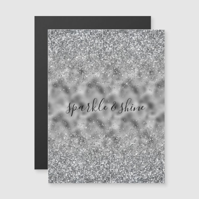 Silver Glitz Sparkle (Frente/Verso)