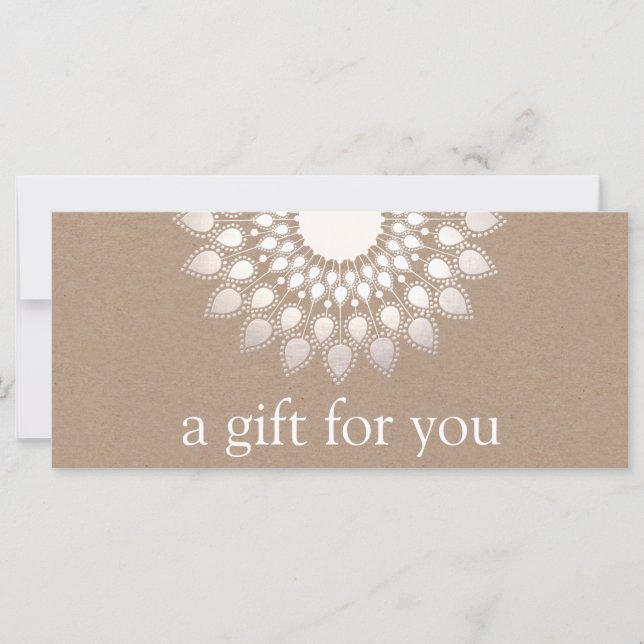 Silver Lotus Mandala Yoga e Meditação (Frente)