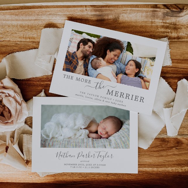 Silver Mínimo Mais O Anúncio De Nascimento Merrier (Criador carregado)