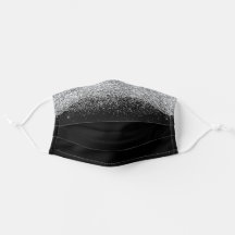 Silver, Preto e Brilho Personalizado