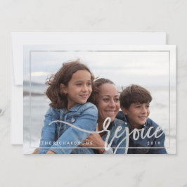 Silver Rejoice | Tipografia moderna com sua foto