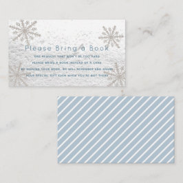 Silver Snowflakes Azul, Traga um Cartão de Livro