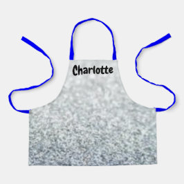 Silver Sparkle Olha Blue Strings Girl Diva Stylist