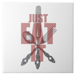 Silverware da cozinha Apenas Coma