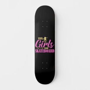 Sim, as garotas podem andar de skate