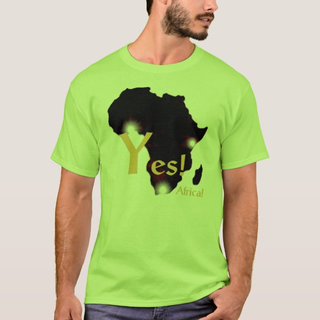 Sim camisa de África T (Frente)