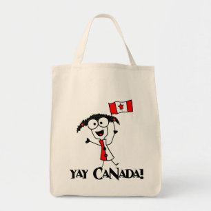 Sim, Canadá! Bolsa Tote